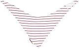 Minene Bandana Bib (Red/ White Stripes by Minene