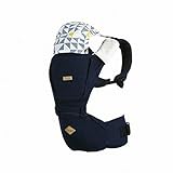 I-angel Quax Bandi Hipseat Carrier ヒープシートキャリア 子守帯 おくるみ ベビー用品お出かけ用品 出産用品 (ネイビー) [並行輸入品]
