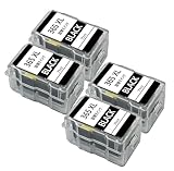 BC-365XL 詰め替えインクカートリッジ 互換 増量タイプ BC-365XLBK ブラック 4本セット 対応機種:PIXUS TS3530 TS3730 365 シリーズキヤノン用プリンターインクタンク 大容量 最新機種対応 補充用 個包装