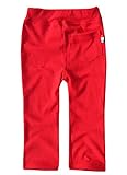 ストレッチパンツ レギンスパンツ キッズ ベビー 80 90 95 100 110 120 130 140 150 160 レギパン ジュニア ロングパンツ 80cm DV-1【20-5】レッド