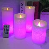 TOPCHANCES電子カラフルなLEDキャンドルライトタイマー+リモートキーのウェディングパーティー 110101