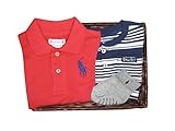 ラルフローレンの子供服　POLO　RALPHLAUREN　ベビー　出産お祝いセット（半袖）　男の子　７５ｃｍ　６ヶ月～９ヶ月用 [並行輸入品]