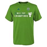 MLS Seattle Sounders FC Boys Cup Roster半袖Teecup Roster半袖Tシャツ、Rave Green , S ( 8 )