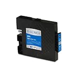 J-ECO製 GC31CH シアン 顔料 単品 増量 ISO14001、ISO9001、CE、SGS認証工場 リコー用 互換インクカートリッジ 残量表示 (GC31H GC31KH GC31CH GC31MH GC31YH)