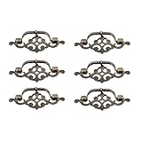 F Fityle アンティーク　ブロンズ　ジュエリーボックス　プルノブ　レトロ　ドロワー　キャビネット　ドア　ハンドル　耐久性　6個　