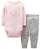 Carter's カーターズ　ガールズ　にゃんこ　2点セット　カバーオール パンツ ボディスーツ カバーオール　女の子　ベビー服 (6M)