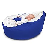 Rucomfy Luxury Cuddle Soft Gaga Baby Bean Bag (Royal Blue) by RUComfy