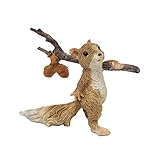 ガーデン オブジェ・置物 （リス・おでかけ） EDC-0560