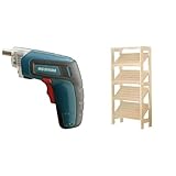 『電動ドライバー 充電式 RD110-G グリーン』と『ウッディラック斜めシェルフ 幅58.5×奥行26.5×高さ118.5cm クリアWOR-120N』のセット