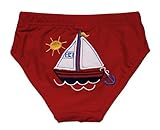Lovelyセーリングボートベビー乳児レッドSwimおむつ/ Swim Brief、Lサイズ