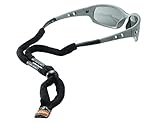 Ergodyne Squids 3215 Cotton Breakaway EyeWear Lanyard, Black by Ergodyne