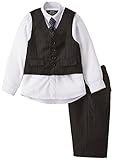 【オールシーズン】 formal wear(フォーマルウエア)男児4点セット (ベスト・パンツ・シャツ・ネクタイ) 120cm/ピンク NO.BF-29602
