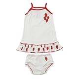 Mademoiselle papillon Frilled Cami & Cover Pants Set【ホワイトsize:70】