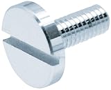 TRUSCO(トラスコ中山) 装飾平小ねじ 低頭すり割りコイン M6 Φ16 L20 1個入 DS-AB261 サインナット
