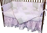 Baby Doll Bedding Rose Garden Brocade and Embroidered Crib Bedding Set Green [並行輸入品]