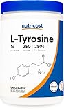 Nutricost L-チロシンパウダー 250g 1サービング1000mgの L-チロシン 250食分