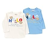 Piccolo(ピッコロ) 長袖Tシャツ (70～90cm) キムラタンの子供服 (34304-163) アイボリー 80