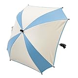 Altabebe AL7003-29 Universal Stroller Umbrella Anti-UV 50 Plus (Beige/Light Blue) by Altabebe