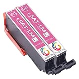 SAT-LMライトマゼンダ2本セット 互換インクカートリッジSAT さつまいもサツマイモインク対応プリンター:EP-712A EP-713A EP-714A EP-715A EP-812A EP-813A EP-814A EP-815A EP-816A EP-716A インクタンク大容量タイプ/ICチップ付残量表示可能/個包装