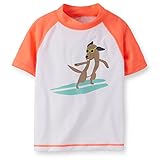 Carter 's Baby Boys ' Surfer Dog Rashguard、ホワイト、18 M