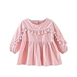 Cutelove 子供ドレス ガールズ 女の子 綿 ファッション 可愛い 長袖 タッセルスプライス 春夏 キッズ おしゃれ 素敵 ワンピース プリンセスドレス 2色