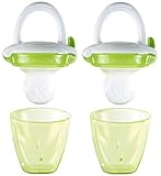 Munchkin Baby Food Feeder, Green, 2 Count [並行輸入品]