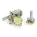 uxcell ポテンショメーター トップ調整 シングルリニア 50K Ω B50K 5個入り