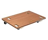 サカエ 台車 板台車 スタッキング仕様 木目 600×450×H106mm SD-6N