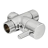 真鍮3ウェイシャワーヘッドt-アダプタダイバータ弁トイレスプレー蛇口浴室用品パーツ