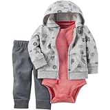 Carter's(カーターズ) 3ピースリトルジャケットセット グレー 上下セット 12ヶ月【並行輸入】