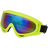 [ELYBYYLE] スノーゴーグル スノーボードゴーグル フィット感がいい 曇り止め UV400超防風 防塵 防雪 耐衝撃 通気 雪山やスキーなど用 男女兼用