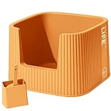 キャッツトイ トイレ 猫トイレ 大型 55サイズ 猫 トイレ 大型 大きい 飛散防止 おしゃれ (オレンジ)