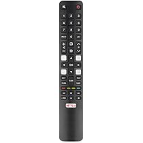 TCL スマートテレビ リモコン付き TCL テレビリモコン TCL 純正品 RC843JJB1 スマートテレビ用 4K