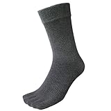 [ガッツマン] シークレット五本指ソックス 五本指靴下 自衛隊 メンズ オーガニックコットン 消臭 (ミッドナイトグレー, S 23-25cm)