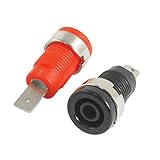 uxcell　バインディングポスト　バナナジャックソケットテストプローブ　ステップタイプ　2個　4mm