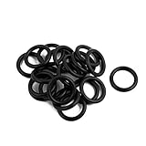 uxcell ゴムOリング　ニトリルゴム製 ブラック 　 14mm径 2mm厚さ　20個入り