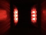新型ソーラー充電式2×3LED（6LED） (赤色レッド)『常時点灯タイプ』道路鋲、路肩鋲、階段ランプ【 省エネ 】【 耐久性 】アルミ合金