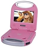 Sylvania SDVD7049 7-Inch Portable DVD Player with Handle, Pink by Sylvania