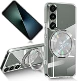 tuulaasii For MOTOROLA moto g55 5G 用 ケース クリア 透明 マグセーフ リング付き スタンド機能 縦横両対応 マグネット搭載 薄型 TPU シリコン ストラップホール付き モトローラ モト g55 5g カバー 耐衝撃 全面保護