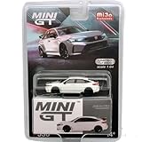 MINI GT 1:64スケール MiJo 限定 - CIVIC ホンダ・シビック・タイプR (チャンピオン・ホワイト) 左ハンドル MGT00530 -MJ