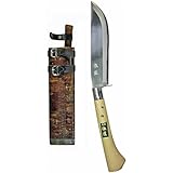 伝匠 土佐別注本鍛錬 剣鉈桜鞘付 45x210mm