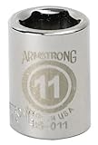 Armstrong 38-022 3/8-Inch Drive 6 Point Standard Socket, 22mm [並行輸入品]