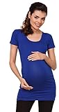 Zeta Ville 女性のマタニティTシャツトップTシャツ半袖 - クルーネック 999c (ロイヤルブルー, JA 13/15, XL)
