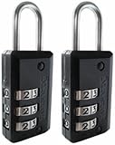マスターロック646t 2 - Pack 13 / 16インチWide組み合わせset-your-own荷物ロック – 数量4