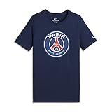 ナイキユースPSG Evergreen Crest Tシャツ（Midnight Navy) (YXL)