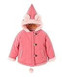 Ozkiz 女の子厚い綿入れ 冬服新型 棉服 児童 赤ちゃん pk 120