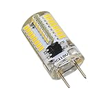 Reelco 6-Pack Mini G8 T4 Base Bi-pin LED 3Watt Dimmable LED Light Bulb AC 110V-120V Warm white 2700K
