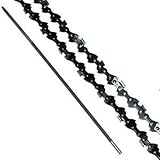 36cm 52 Drive Link 91vxl Chainsaw Saw Chain & File For Aeg Kes35 Ks30 & Ks35
