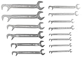 Stahlwille 12/15PC Double Open Ended Small Spanner Set, 15 Pieces [並行輸入品]
