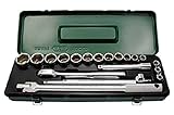 ASH 6角ソケットレンチセット12.7□×20PCS VJS4151